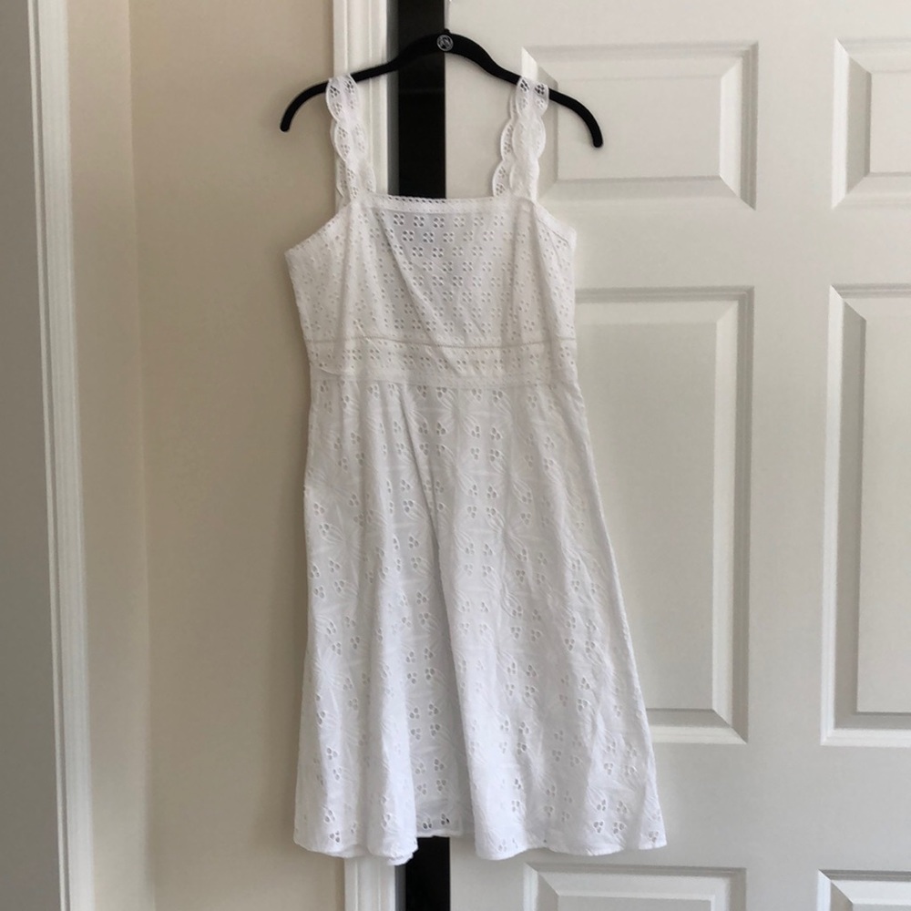 NWT Ann Taylor Halter White Lace Dress